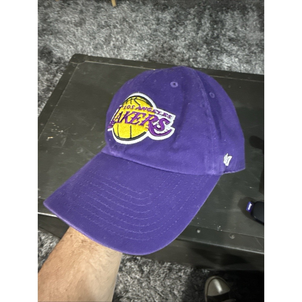 Los Angeles Lakers Hat 47 Brand Purple NBA Strapback Cap